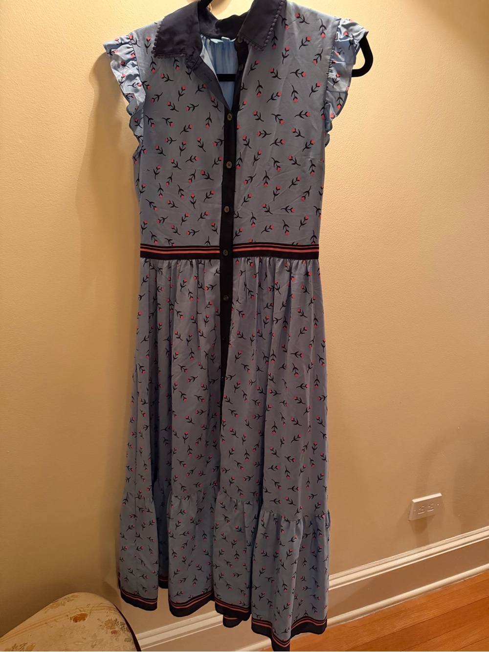 Draper James tulip print maxi dress